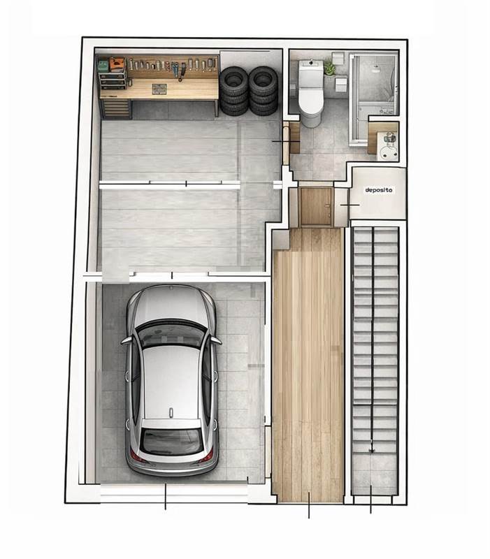 PIANO TERRA OPZIONE BOX AUTO